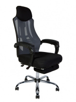 Кресло руководителя 007 NEW H-051 black frame