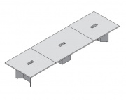 174126 - Стол для переговоров с отверстием под электрификацию 174126 - Стол для переговоров с отверстием под электрификацию