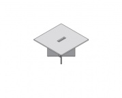 174116 - Стол для переговоров с отверстием под электрификацию 140 174116 - Стол для переговоров с отверстием под электрификацию 140