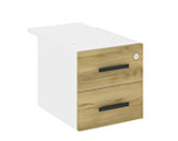 Concept CN.PT-004 B/W Тумба с двумя ящиками 