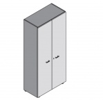 174083 - Шкаф высокий закрытый с замком 174083 - Шкаф высокий закрытый с замком