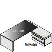 Стол стекло с приставкой (правый/левый)
