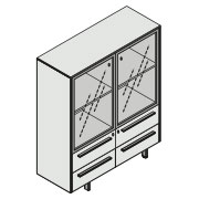 118261 - Шкаф средний Monolith