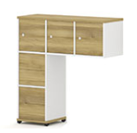 Concept CN.ONN-005 Надставка низкая + (Задняя стенка - 5шт.) + (Блок 2 ящика - 2шт.) + (Распашной фасад - 3шт.) 