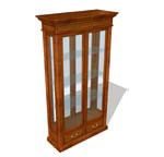 Витрина двухсторонняя шпон глянцевый Art&Moble 1241 Витрина двухсторонняя шпон глянцевый Art&Moble 1241
