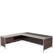 Стол руководителя GALLERY G014/G015 столешница в коже, лючок кабель канала с правой/левой стороны стола Стол руководителя GALLERY G014/G015 столешница в коже, лючок кабель канала с правой/левой стороны стола