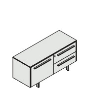 118257 - Шкаф низкий Monolith