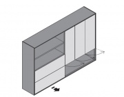 174323 - Стеллаж высокий 245х477х166 174323 - Стеллаж высокий 245х477х166