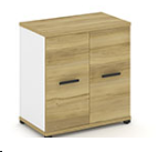 Concept CN.SOPR-001 B/W Распашной шкаф опорный/приставной 