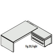 118214/ 118216 - Стол с приставкой (правый/левый)