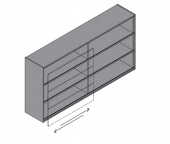 174330 - Стеллаж средний 245х477х127 174330 - Стеллаж средний 245х477х127