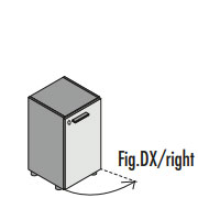 118270/ 118271 - Шкаф низкий (правый/левый)