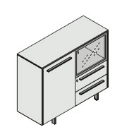 118259 - Шкаф средний Monolith