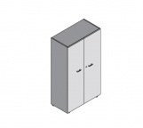 174074 - Шкаф средний закрытый с замком 174074 - Шкаф средний закрытый с замком