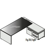 Стол стекло с приставкой (правый/левый)