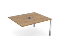 Модуль бенч-системы для переговорных столов, конечный Gloss НСПК-П.928 Металл глянец