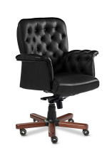 Кресло Messina B кожа черная Кресло Messina B кожа черная