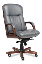 Кресло Cannes A серая кожа