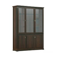 Шкаф для документов 3 створки Ministry Южный орех Шкаф для документов 3 створки Ministry Южный орех