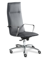 Кресло Epsilon S-line B кожа серая Кресло Epsilon S-line B кожа серая