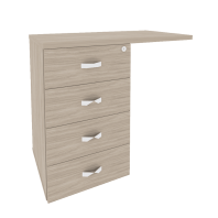 Тумба приставная Onix Wood O.TPU-4 Тумба приставная Onix Wood O.TPU-4