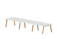 Стол для переговоров с металлическим аутлетом Artwood Meeting AWME4812