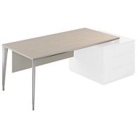 Стол руководителя под опорную тумбу Atlas NZ-0100.YN.AL Стол руководителя под опорную тумбу Atlas NZ-0100.YN.AL