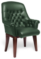 Кресло Zurich BD зеленая кожа