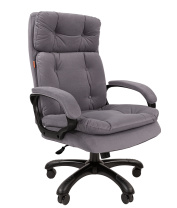 Кресло Chairman 442 Ткань велюр Т-53 светло-серый Кресло Chairman 442 Ткань велюр Т-53 светло-серый