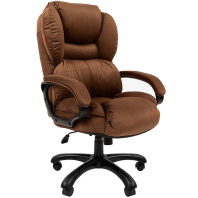 Кресло Chairman 434 ткань велюр коричневое Кресло Chairman 434 ткань велюр коричневое