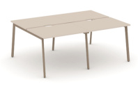 Стол письменный Бенч на 4 места Estetica ES.D.RS-4.1-VP Капучино/Латте Стол письменный Бенч на 4 места Estetica ES.D.RS-4.1-VP Капучино/Латте