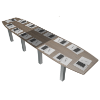 Центральная часть стола переговоров без опор Yalta LT.SV Центральная часть стола переговоров без опор Yalta LT.SV