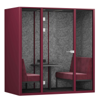 Акустические кабины RV Quattro SoundCube SDC-2.2-WA - задняя стенка глухая