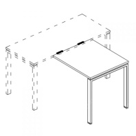 Брифинг-приставка А4 Б1 073 на металлокаркасе UNO Брифинг-приставка А4 Б1 073 на металлокаркасе UNO