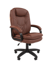Кресло Chairman 668 LT коричневая экокожа Кресло Chairman 668 LT коричневая экокожа