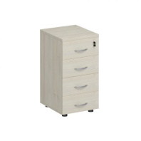 Тумба приставная 4-х ящичная с замком Комфорт КФ К.311  Тумба приставная 4-х ящичная с замком Комфорт КФ К.311