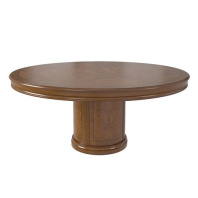 Стол для переговоров круглый Art&Moble шпон глянцевый 01157 Стол для переговоров круглый Art&Moble шпон глянцевый 01157