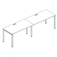 Рабочая станция А4 Б1 013-2 на металлокаркасе UNO (2х120) Рабочая станция А4 Б1 013-2 на металлокаркасе UNO (2х120)