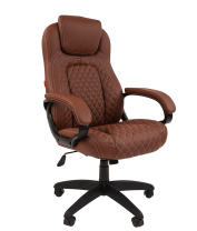 Кресло Chairman 432 коричневая экокожа