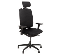 Кресло DION 870 1D black SLW 50 headrest hanger ткань черная Кресло DION 870 1D black SLW 50 headrest hanger ткань черная