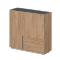 Шкаф трехсекционный (гардероб/шкаф с 2 полками) правый Oliver OL-20-17.GN.GN.GN.R Шкаф трехсекционный (гардероб/шкаф с 2 полками) правый Oliver OL-20-17.GN.GN.GN.R