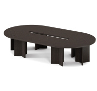 Стол для переговоров овальный Sirius 370х220