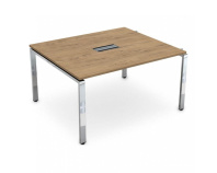 Модуль бенч-системы для переговорных столов, начальный Gloss НСПН-П.926 Металл глянец