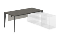 Стол руководителя под опорную тумбу Атлас NZ-0105 Брэнсон Трюфель Стол руководителя под опорную тумбу Атлас NZ-0105 Брэнсон Трюфель