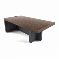 Jera 159923 Стол руководителя с левой боковой опорой и глухой фронтальной панелью