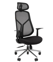 Кресло Chairman CH 588 черная сетка/ткань