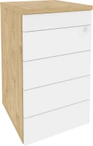 Тумба приставная 4 ящика TIP-ON Onix O.TP-4 TIP