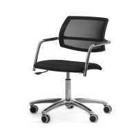 Кресло Urban Mesh 5starNew SLW 50 на крестовине ткань/сетка черная