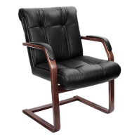 Кресло Multi-Office Paris C кожа черная Кресло Multi-Office Paris C кожа черная