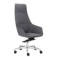 Кресло Monza с высокой спинкой на крестовине с колесами в ткани 1 категории Кресло Monza с высокой спинкой на крестовине с колесами в ткани 1 категории